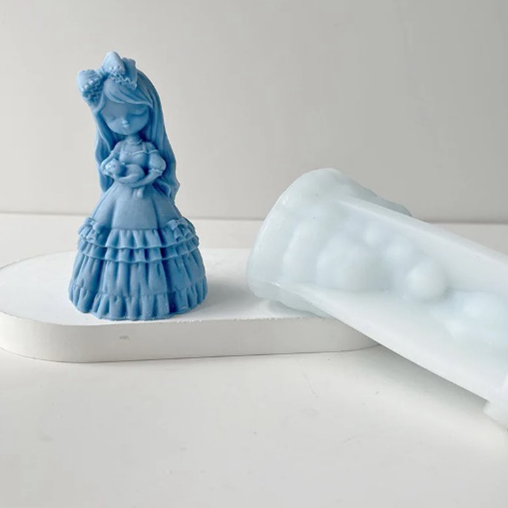 Soap Making Gifts - 【新入荷】シリコンモールド、かわいいお姫様モチーフ、石膏、レジン、石鹸、キャンドル作りキット、ウェディングデコレーション、手作りギフト