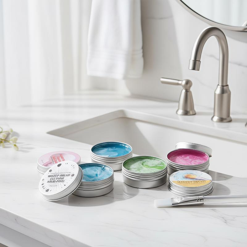 Soap Making Ins - メイクブラシ洗浄用石鹸 メイクスポンジ 化粧品クリーナー メイクアップツール 固形タイプ
