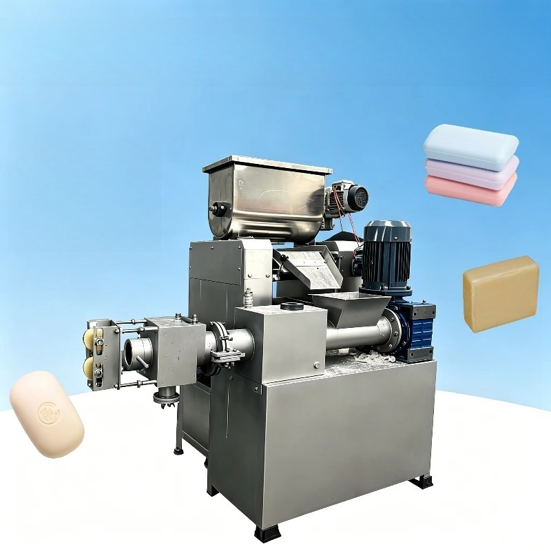Soap Making Ins - コンパクトな自動石鹸製造機、練り込み用三連ロールミル機能付き、職人石鹸、化粧石鹸、小規模事業向け