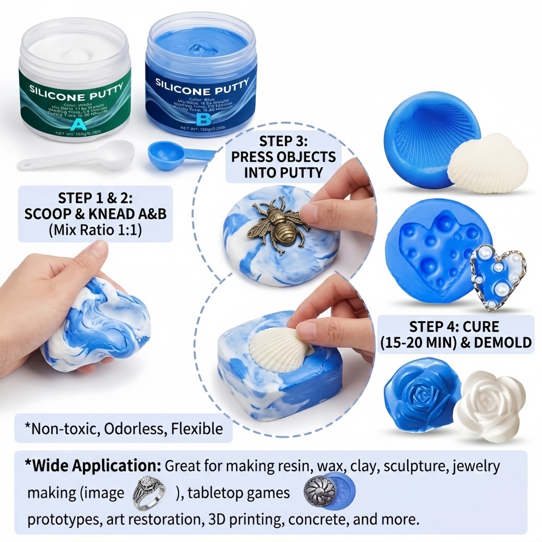 シリコーンパテ型作成用品 石膏キャンドル石鹸型用に簡単に成形 - Soap Making Ins のレビューと価格