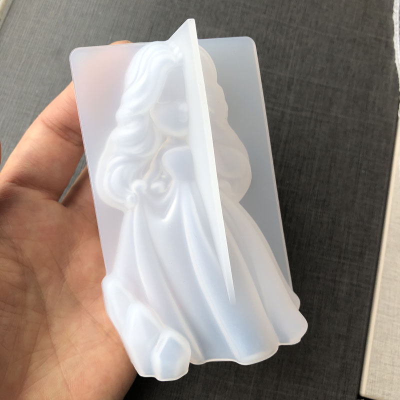 3D かわいいプリンセスシリコーンキャンドルモールド天使の女 - Soap Making Ins のレビューと価格