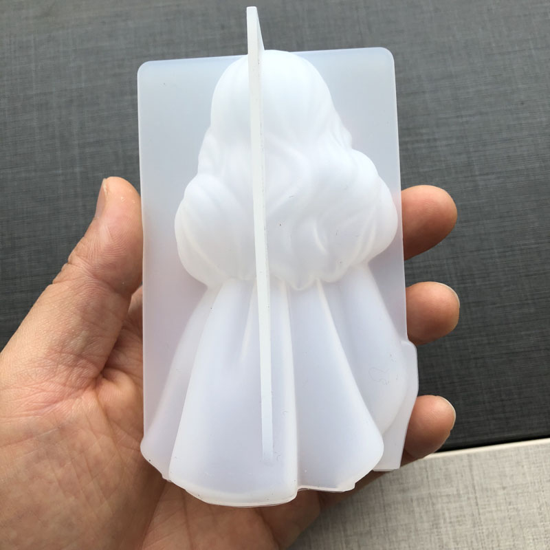 3D かわいいプリンセスシリコーンキャンドルモールド天使の女 - Soap Making Ins のレビューと価格
