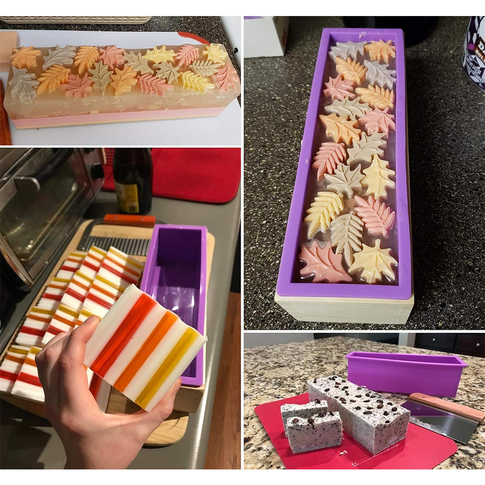 DIY 手作り石鹸作りキット 竹製カッティングボックスとシリ - Soap Making Diy Kit のレビューと価格