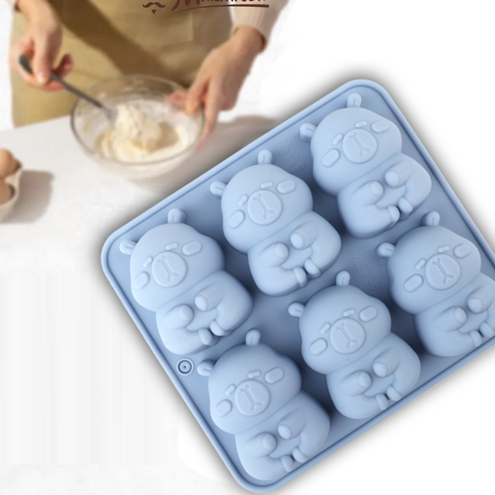 1. 可愛らしいカピバラの形をしたシリコン製ケーキ型。チョコ - Soap Making Instructions のレビューと価格