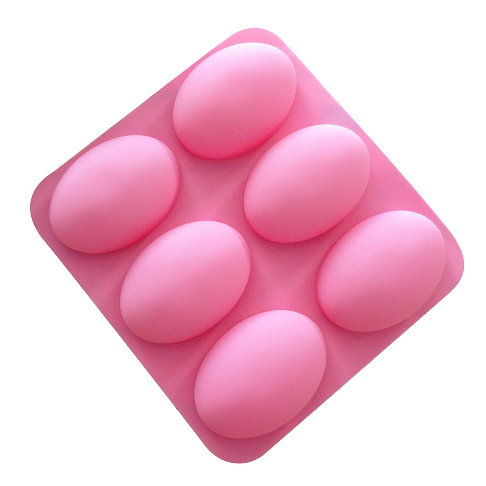 多機能楕円形シリコン石鹸型、6つの空洞、ケーキベーキングパン - Soap Making Instructions のレビューと価格
