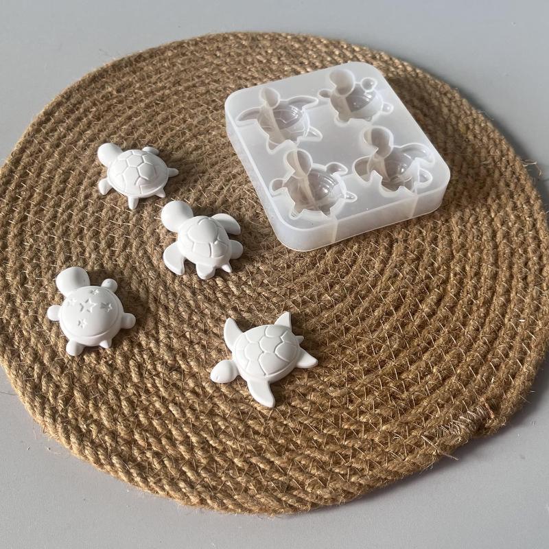 動物の亀の形をしたシリコン製型。多用途に使えるエポキシ樹脂製 - Soap Making Ins のレビューと価格