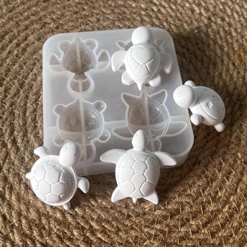 動物の亀の形をしたシリコン製型。多用途に使えるエポキシ樹脂製 - Soap Making Ins のレビューと価格