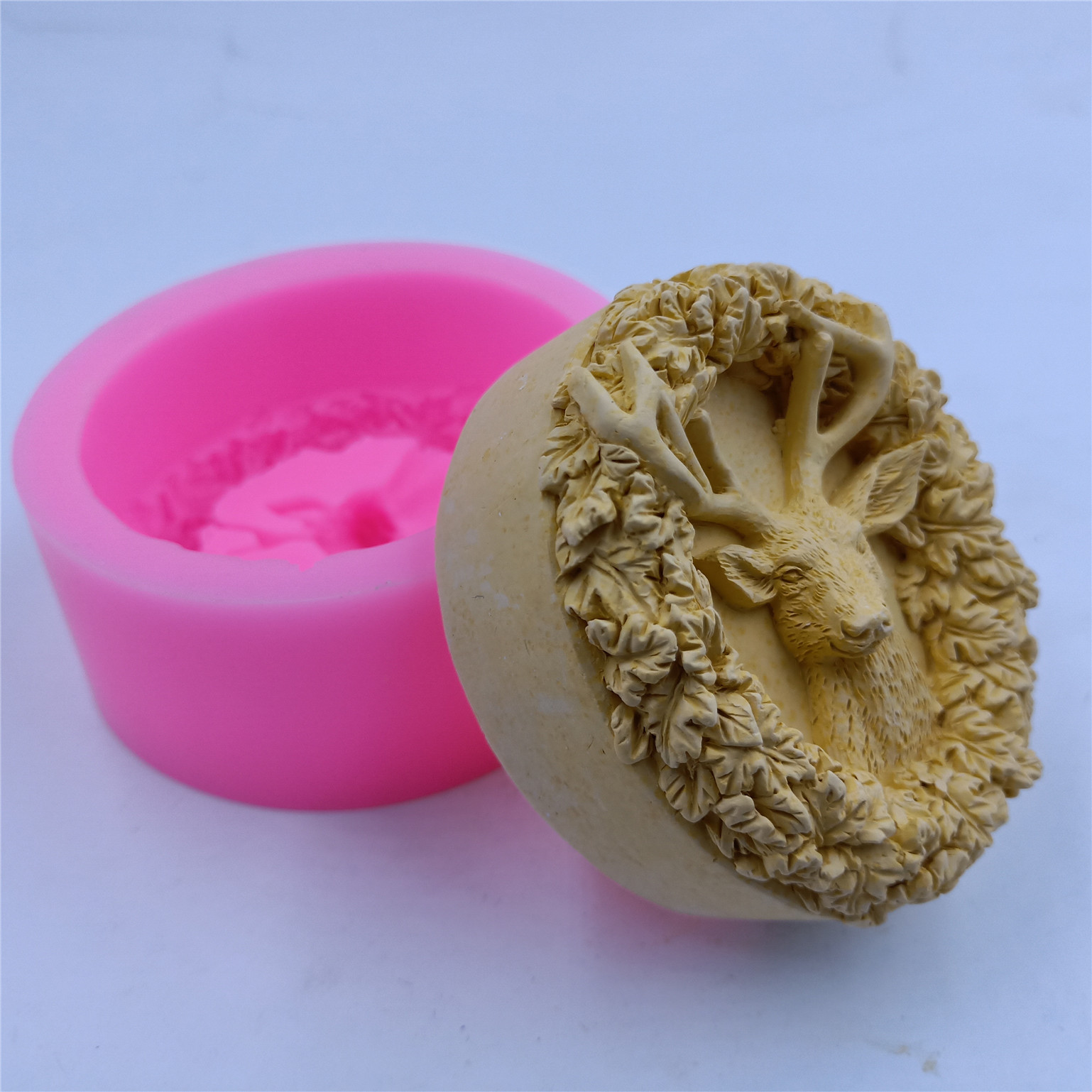 鹿デザイン石鹸シリコーン型作る石鹸ムースケーキ金型アロマワッ - Soap Making Instructions のレビューと価格