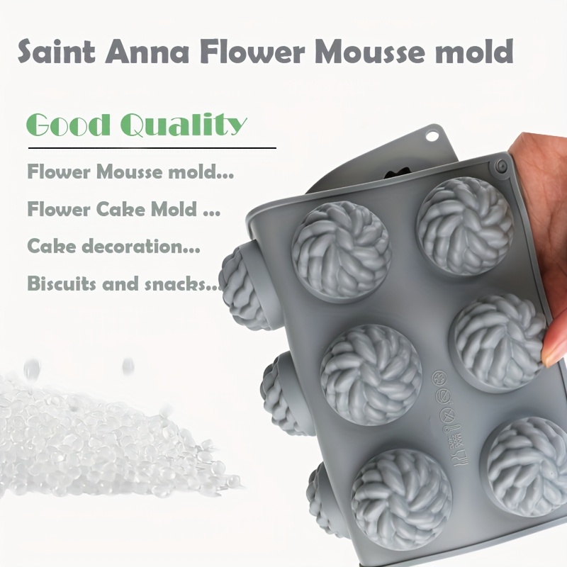 1個のケーキ型 サンタアナフローラル - 花の形をしたムース - Soap Making Diy Kit のレビューと価格
