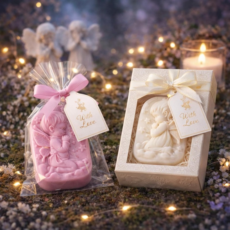 天使のシリコンモールド、石鹸作り用品、祈る妖精の赤ちゃんデザ - Soap Making Instructions のレビューと価格