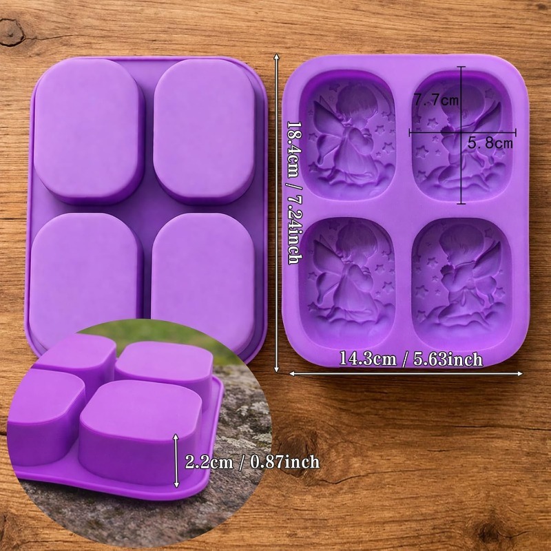 天使のシリコンモールド、石鹸作り用品、祈る妖精の赤ちゃんデザ - Soap Making Instructions のレビューと価格