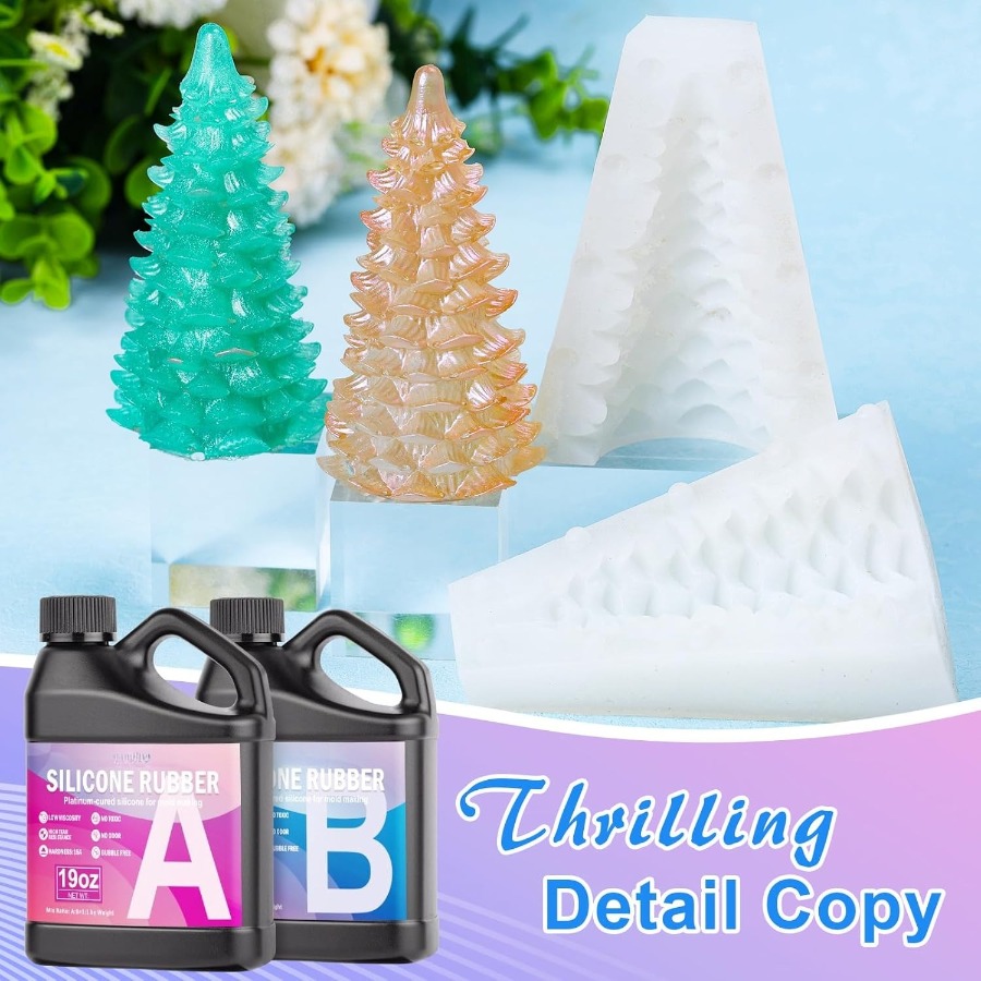 シリコンモールド作成キット、38.8オンスの15A弾性液状シ - Soap Making Ins のレビューと価格